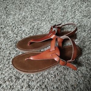 Adjustable Brown Sandals